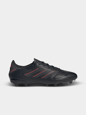 adidas Mens Copa Pure III League FG/MG Black/Red Boots