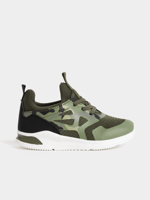 Exact Older Boy's Fatigue Camo Sneakers