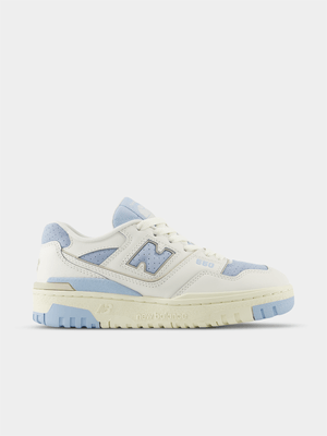 New Balance Junior 550 White/Blue Sneaker