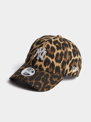New Era New York Yankees 9Twenty MLB Outline Leopard Black Cap