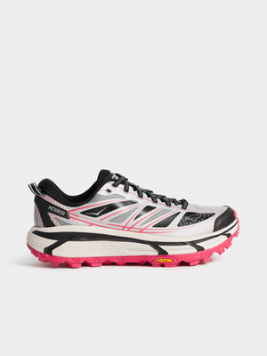 Hoka Men's Mafate Speed 2 Grey/Red Sneaker