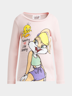 Jet Younger Girls Pink Lola & Tweety T-Shirt
