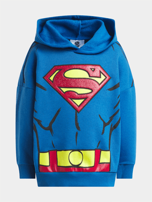 Jet Younger Boys Blue Superman Active Top