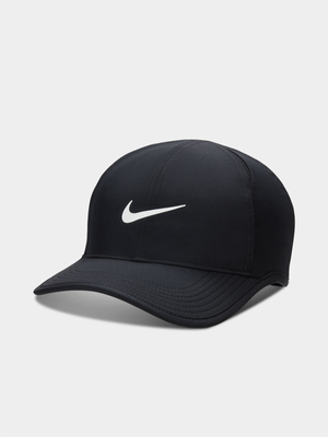 Nike Unisex Black Dri-Fit Swoosh Club Black Cap