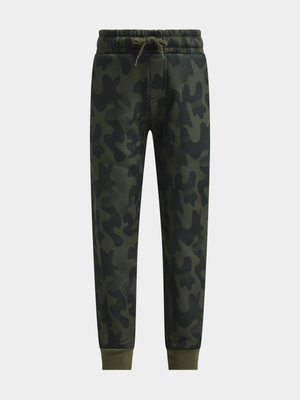 Exact Younger Boy's Fatigue Camo Joggers