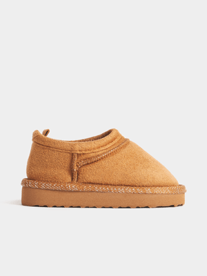 Jet Younger Girls Tan Low Cut Comfy Boot