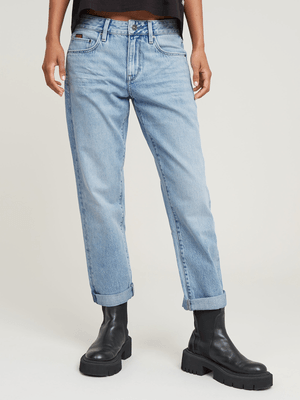 G-Star Women's Kate Boyfriend Tapered Denim Blue Jeans