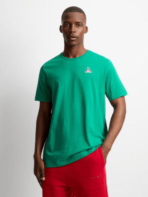 Le Coq Sportif Mens Graphic No4 Green Tee