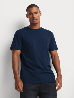 Relay Jeans Men's Crew Neck Indigo T-Shirt