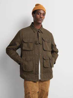 Relay Jeans Men's Twill Field Fatigue Jacket