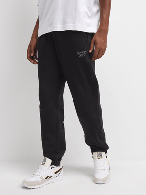 Reebok Men's Icon Elements Black Sweatpants