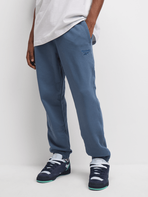 Reebok Men's Icon Elements Blue Track Pants