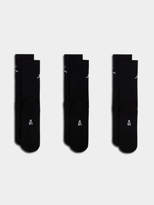 Jordan Unisex Everyday Crew Black Socks