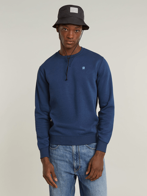 G-Star Men's Premium Core Blue Sweater