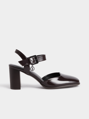 Square Toe Mary Jane Heels