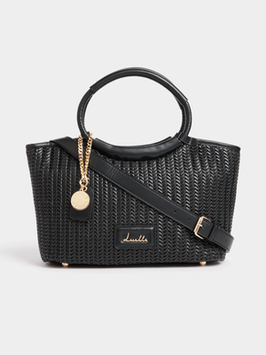 Luella Weave Mini Shopper Bag