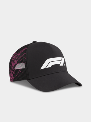 Puma Unisex F1 Colour S Trucker Black Cap