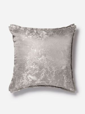 Tamsin Marble Scatter Cushion Silver 55x55