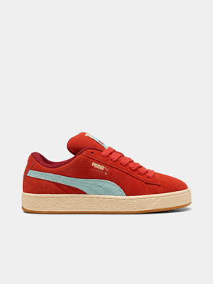 Puma Men's Suede XL Weathered Red/Vanilla Sneaker