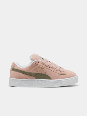 Puma Women's Suede XL Rose/White Sneaker