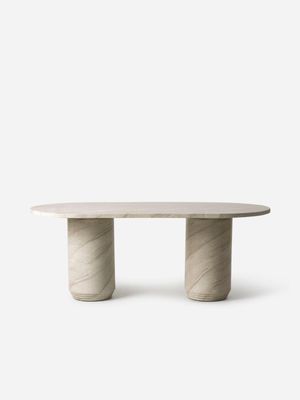 Miya Dining Table Rect Ivory 200cm