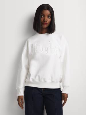 Luella Embroidered Crew Sweat Top