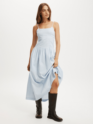 Women's Cotton On Blue Alexis Seamed Maxi Dress