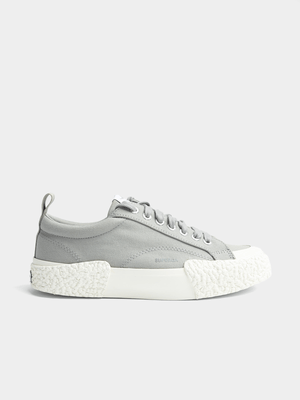 Women's Superga 2660 Big Bumper Canvas Grey/White  Sneaker