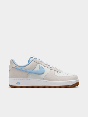 Nike Men's Air Force 1 '07 LV8 Grey/Blue Sneaker