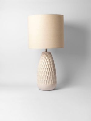 Table Lamp Ceramic Dimpled 75cm