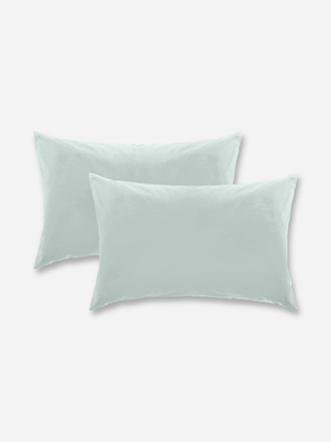 Volpes Egyptian Cotton 300tc Duck Egg Pillowcase Pair