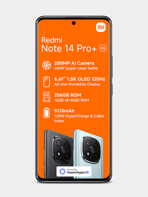 Xiaomi Redmi Note 14 Pro+ 5G Dual Sim +15GB+50min - Telkom