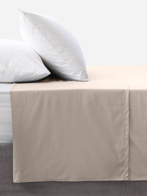 Volpes Egyptian Cotton 300tc Natural Flat Sheet