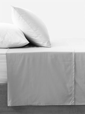 Volpes Cotton 200tc Grey Flat Sheet