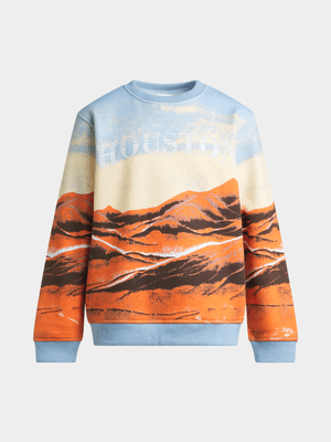 Boys Printed Sweat Top