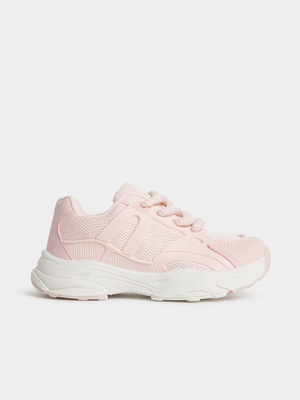 Jet Younger Girls Pink Chunky Sneaker