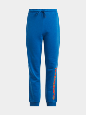 Jet Older Boys Blue Superman Active Pants