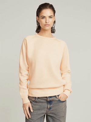 G-Star Women's Premium Cotton Blend Pink Sweatshirt