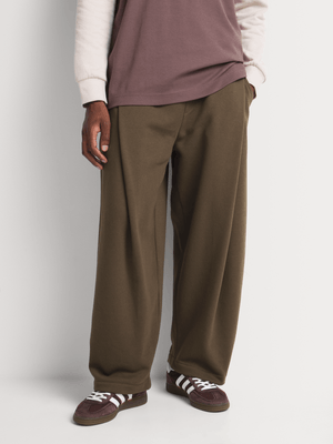 Markham Men's Wide Leg Fashion Brushed Fatigue Jogger