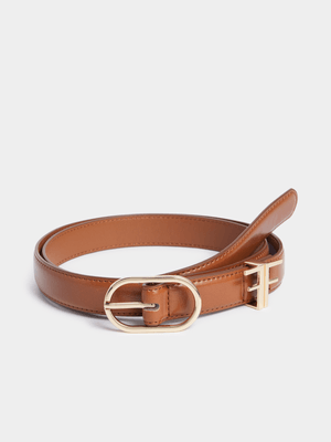 FF Slide Oval Buckle Belt