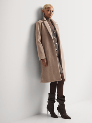 Unlined Melton Coat