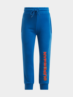 Jet Younger Boys  Blue Superman Active Pants