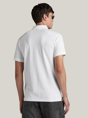 G-Star Men's Dunda Slim White Polo