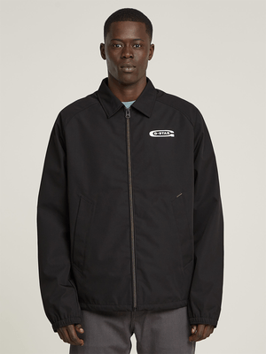 G-Star Mens Ripstop Coach Jacket - Black Classic