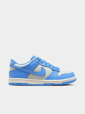 Nike Junior Dunk Low Light-Silver/Blue Sneaker