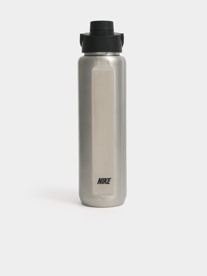 Nike Unisex Recharge Chug 24 Oz Brushed Stainless Bottle