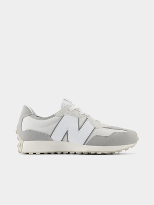 New Balance Junior 327 White/Grey Sneaker
