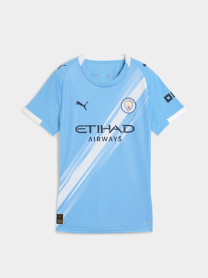 Puma Womens Manchester City Home 25/26 Blue Stadium Jersey