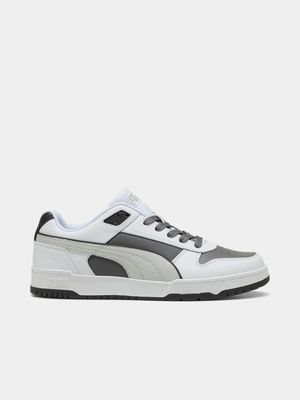Puma Mens RBD Game White/Grey/Black Sneakers