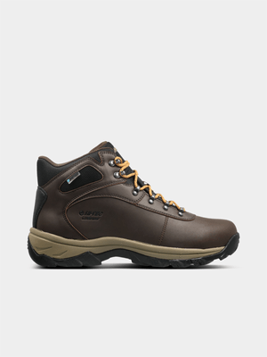 Hi-Tec Mens Altitude Base Camp Lite Brown Hiking Shoes